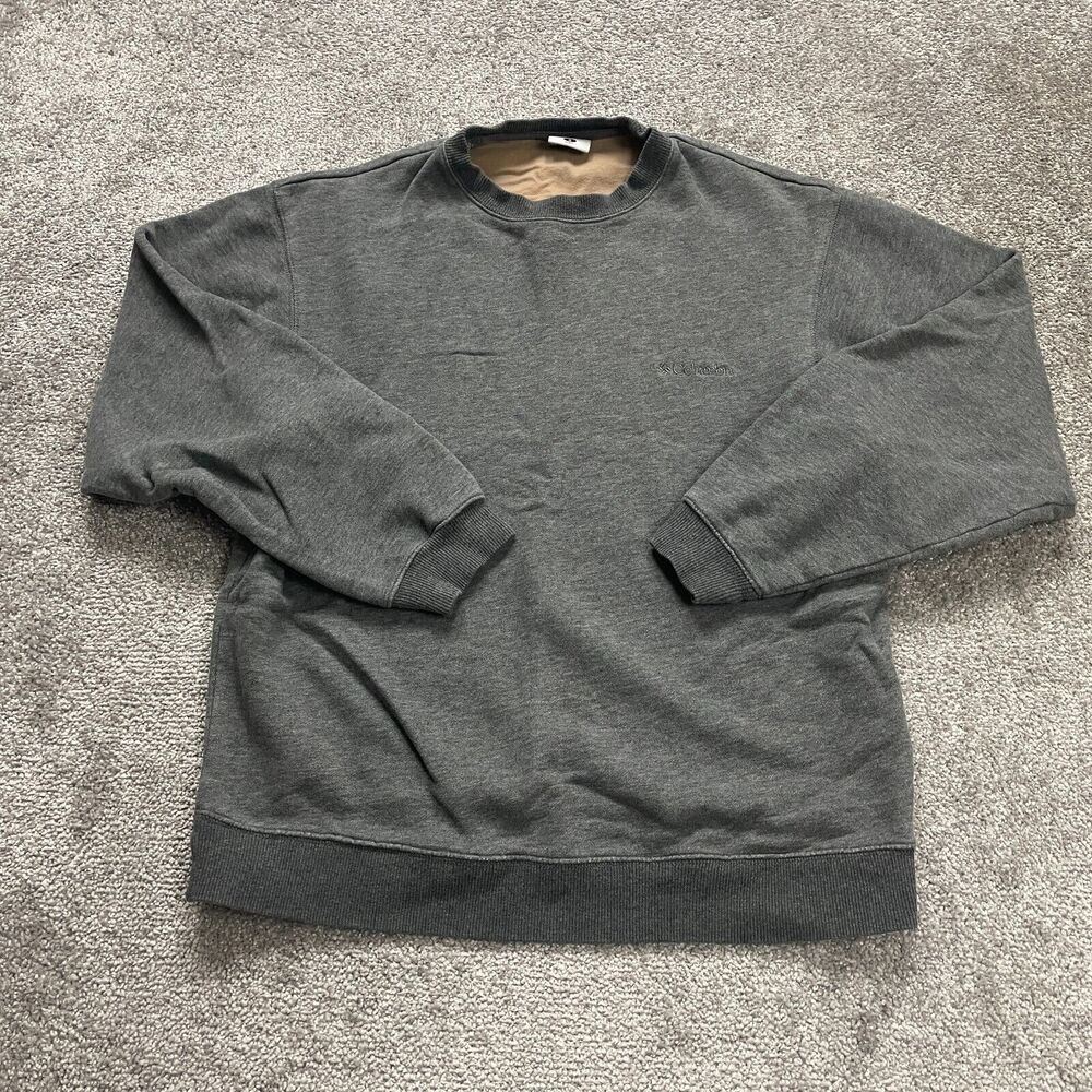 Columbia Pullover Sweatshirt Men Small Gray Crew Neck Long Sleeve Casual Outdoor